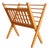 Mid-Century Modern Dutch Beech Folding Magazine Rack by Cees Braakman, 1890s For Sale
