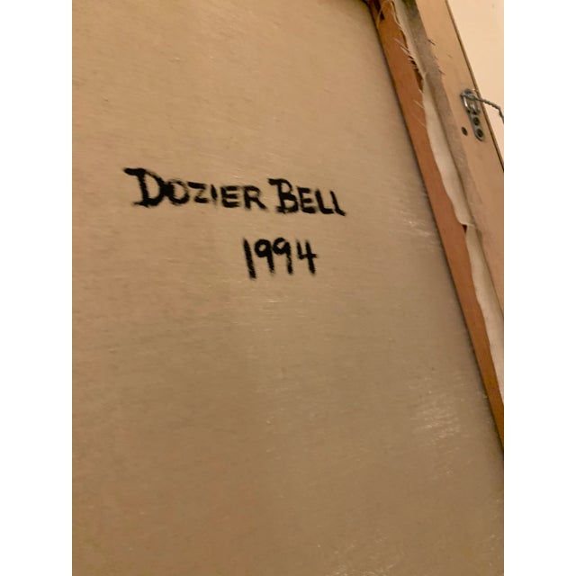 Coriolanus By: Dozier Bell, Moody Oil and Acrylic on Linen Framed Painting For Sale In Atlanta - Image 6 of 9