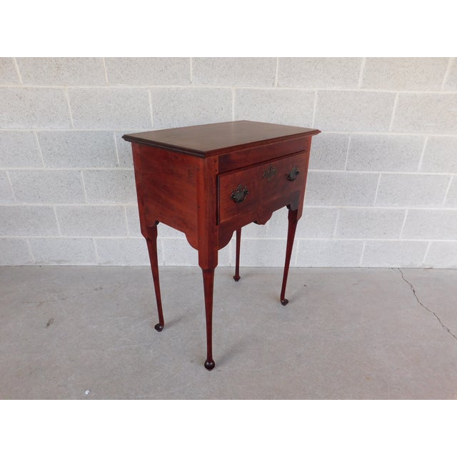 Great Windsor Chair Co Queen Anne Server Accent Table For Sale - Image 13 of 16
