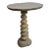 Vintage Stacked River Rock Rustic Modern Bistro Table For Sale