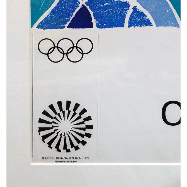 Pop Art David Hockney, Olympische Spiele Munchen, 1972 (Original Framed Poster), 1972 For Sale - Image 3 of 3