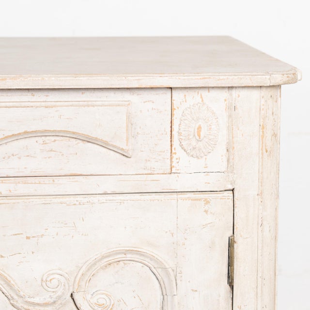 Early 19th Century French Sideboard Buffet Painted White For Sale - Image 12 of 17