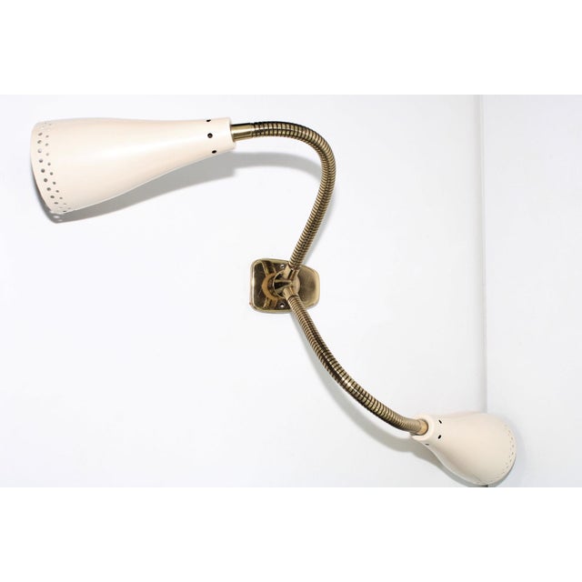 Flex Arms Wall Lamp by Rupert Nikoll for Rupert Nikoll, 1950s For Sale - Image 6 of 17