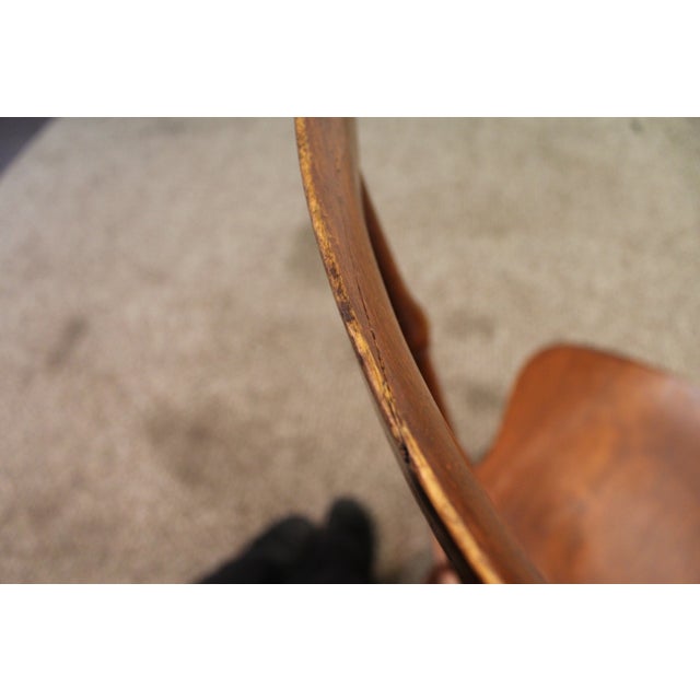 Nichols & Stone Cherry Fan Back Windsor Side Chair Chairish