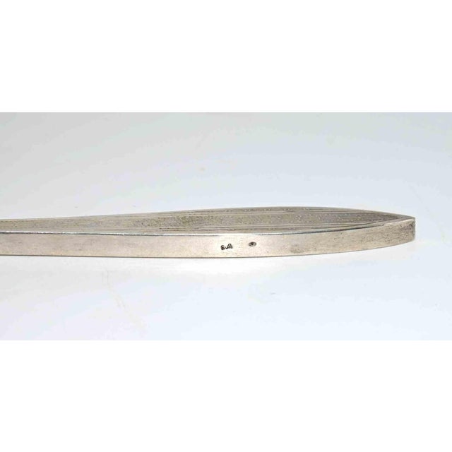 Vintage Silver Mirror, Italy For Sale - Image 3 of 5