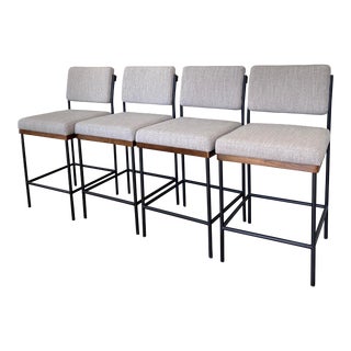Contemporary Four Hands Counter Stools - Set of 4 For Sale