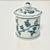 1950s Vintage Japanese Chinoiserie Meissen Blue Danube Lidded Jam Preserve Jar. For Sale - Image 6 of 10