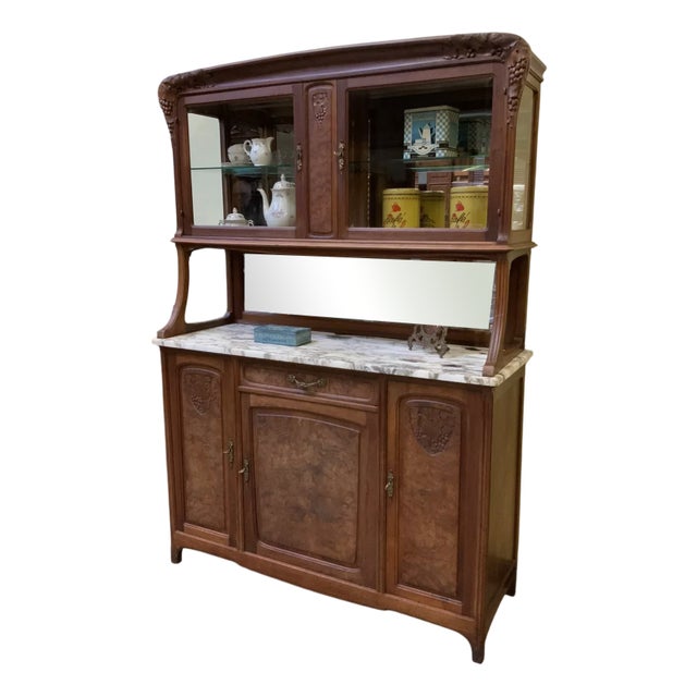 Antique Buffet in Wood, 1890s For Sale