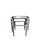 Vintage Chrome & Smoked Glass Nesting Tables – Set of 3 in Space Age Design Elegant set of three nesting vintage side...
