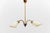 Mid-Century Modern Four-Armed Brass Sputnik Lamp, 1950s For Sale - Image 13 of 13