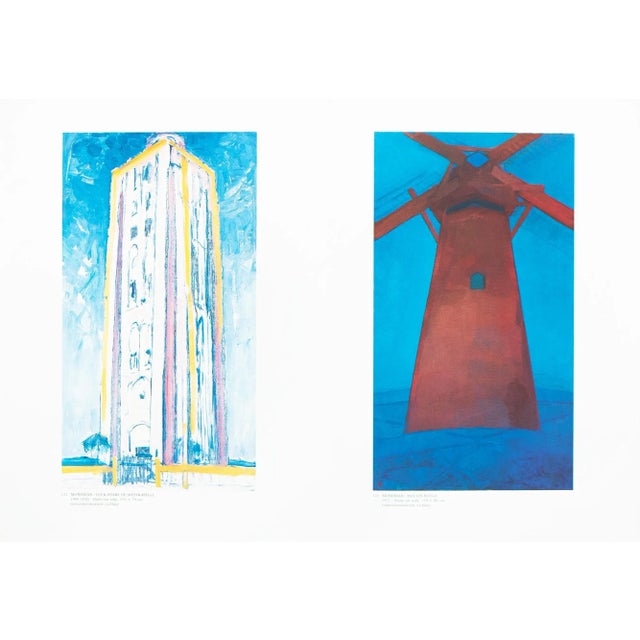 Piet Mondrian XL 1991 After Piet Mondrian "Towers and Windmill", Full-Color Parisian Print For Sale - Image 4 of 10