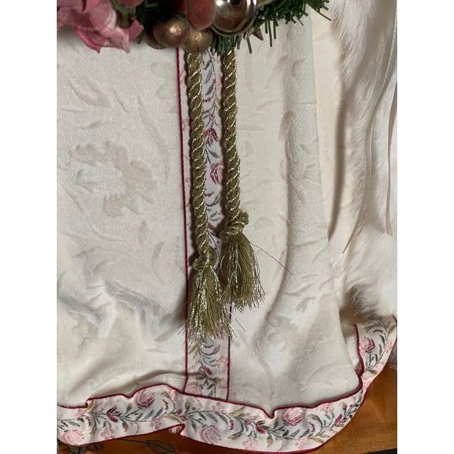 Vintage White Santa Claus Christmas Holiday Tree Topper For Sale In Miami - Image 6 of 10