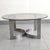 Vintage Coffee Table in Brushed Steel and Smoked Glass, 1970s For Sale - Image 14 of 14