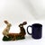 1993 Vintage Vaillancourt Sculptural Folk Art Chalkware Hand Painted Teetor Totter Rabbits Figurine For Sale - Image 10 of 10