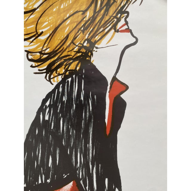 Original Vintage Fodere Bemberg Offset Poster by René Gruau, 1970s For Sale - Image 9 of 15