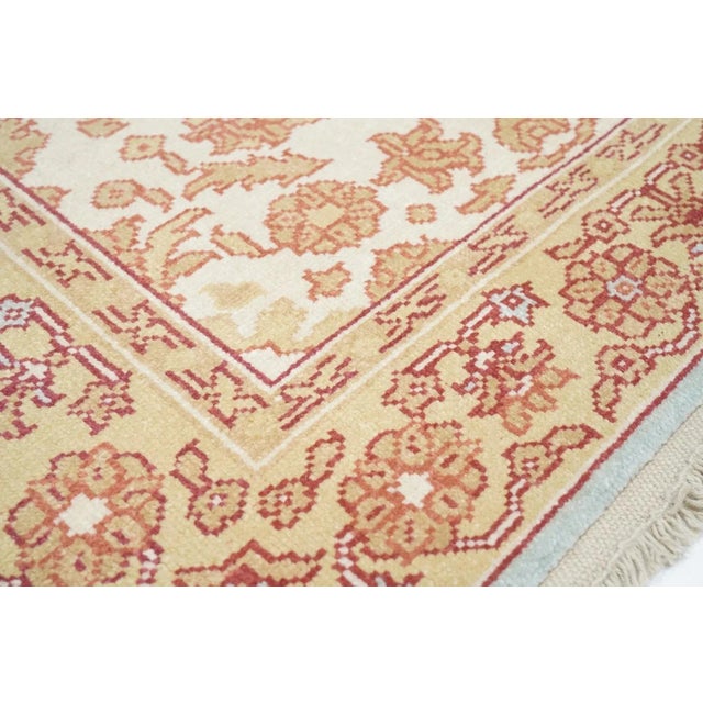 Early 21st Century Oushak Rug 4'1'' X 6'1'' For Sale - Image 5 of 9