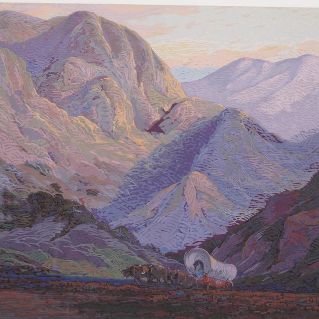 1920s The Covered Wagon by Fred Grayson Sayre, 1929 For Sale - Image 5 of 11