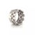 Late 20th Century Fred of Paris 18k White Gold 12mm Wide 3 Tier Crown Band Ring - Size 7.25 For Sale - Image 4 of 8