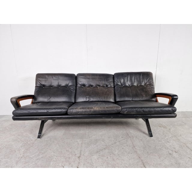 Mid-Century Sofa attributed to Carl Straub, Germany, 1960s For Sale - Image 3 of 11