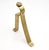 Vintage curtain rod brackets made of brass with a circular front. The original mounting screws are not available. Good...