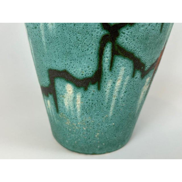 Fat Lava Ceramic Floor Vase from Scheurich Keramik, 1960s For Sale - Image 4 of 10