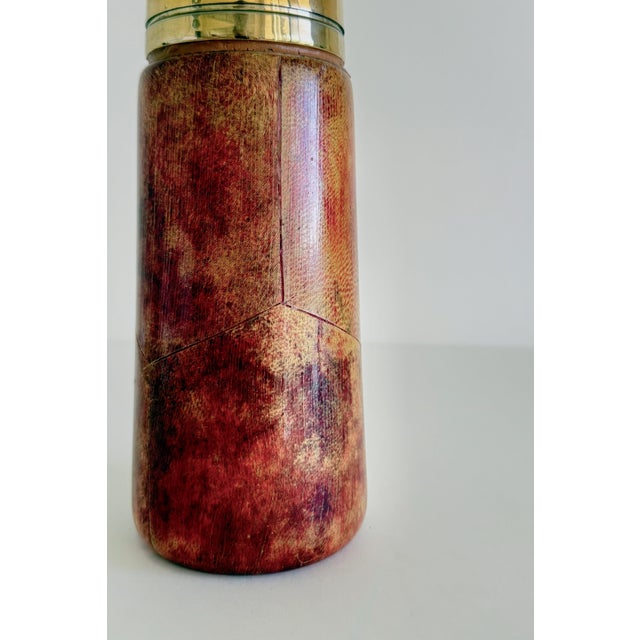 1950s Attributed to Aldo Tura Bullet Cocktail Shaker For Sale - Image 10 of 10