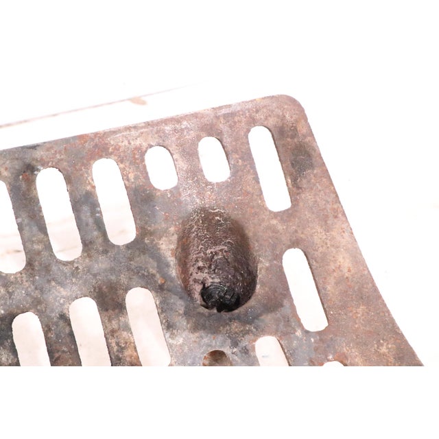 Mid 20th Century Fireplace Grate Log Holder For Sale - Image 10 of 12