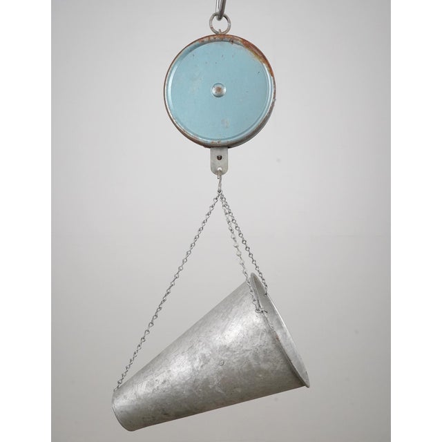 Metal 1950s Penn Galvanized Steel Poultry Hanging Scale For Sale - Image 7 of 10