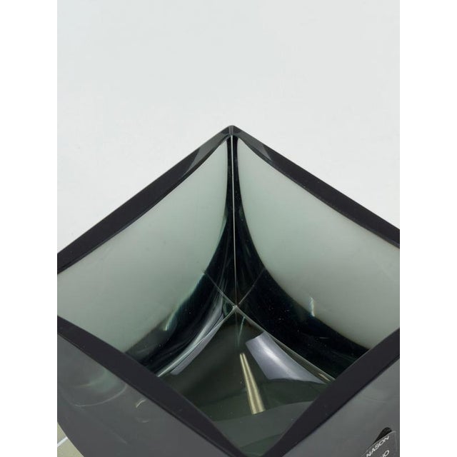 Glass Murano Glass Bowl by Vincenzo Nason for v. Nason & Cie, Sommerso, 1970s For Sale - Image 7 of 10