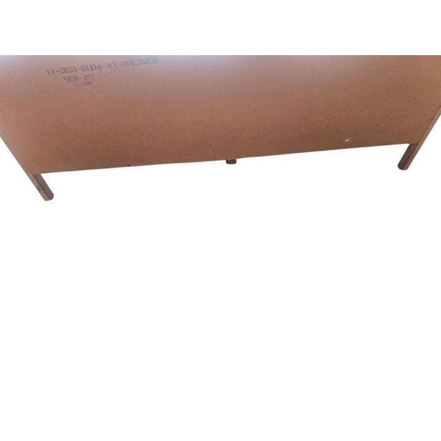 Vintage Witz Mid-Century Modern Walnut Triple Dresser by Witz Furniture For Sale - Image 4 of 11