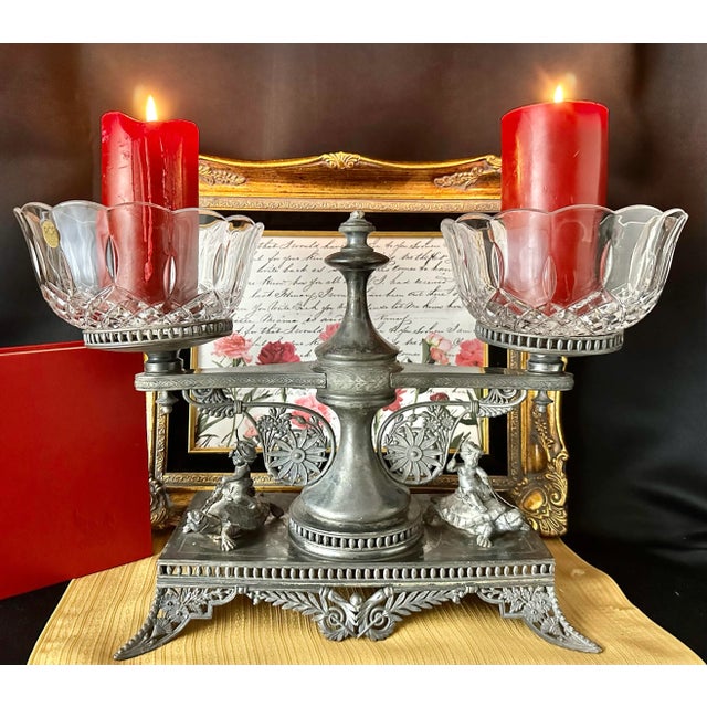 This very Rare Pairpoint "Sweet Meat" decorative item measures: 12.5 inches tall x 16 inches wide x 7 inches deep. This...