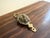 Circa 1930s English Cast Brass Lion Head Door Knocker For Sale - Image 4 of 9