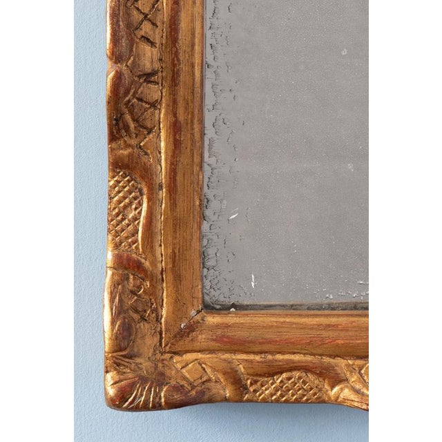 French Louis XV Gilt Gesso Mirror, 1750 For Sale - Image 5 of 8
