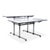 Wooden Kitos Desk in White Chrome from USM For Sale - Image 4 of 16