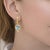 Not Yet Made - Made To Order Vintage Inspired Blue Topaz and Colorless Topaz Drop Earrings Silver, Gold, A Pair For Sale - Image 5 of 6