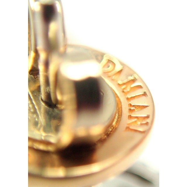 Gold Damiani Antera Yellow/White Gold Diamond Earrings, Pair For Sale - Image 8 of 11