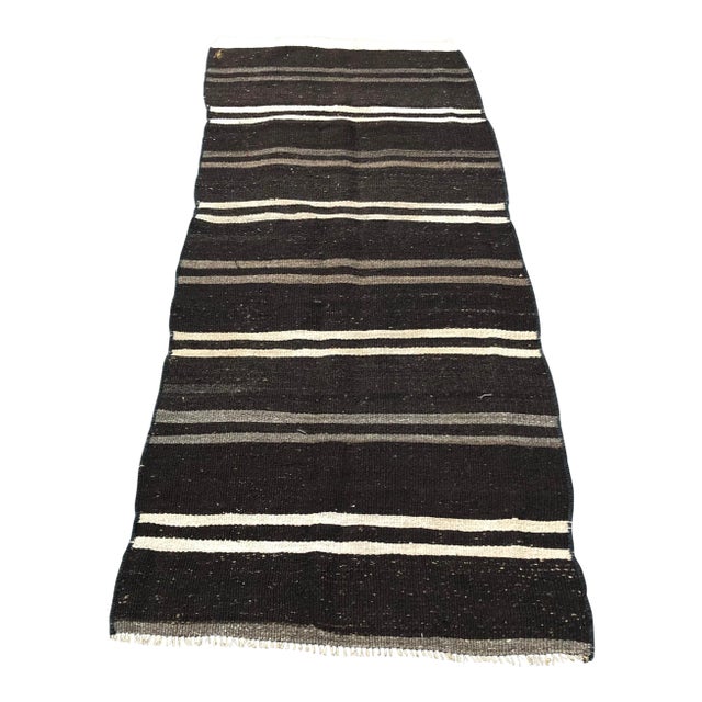 1960s Turkish Tribal Kilim For Sale