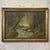 A pleasing pastoral European oil on canvas by J. Vanlint, “River Landscape with Cows” captures the quiet beauty of the...