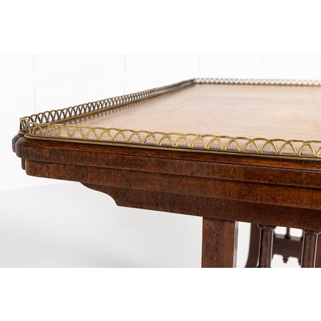 An Exceptional Late Regency Writing Table, Almost Certainly by Gillows, with Tooled Leather Inset to the Top c.1820. The...