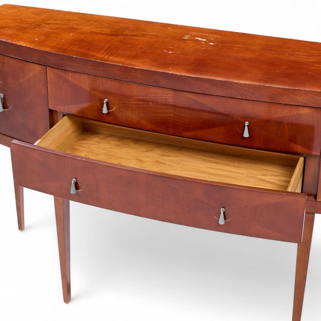 Wood Late 20th Century Michael Vanderbyl for Baker Furniture Archetype Mahogany Console Credenza For Sale - Image 7 of 9