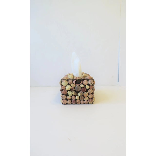 Seashell Tissue Box Cover, Circa 1960s For Sale In New York - Image 6 of 12