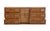 Late 20th Century Dixie Furniture Solid Walnut Campaign Style 70" Triple Door Dresser 545-235 For Sale - Image 5 of 18