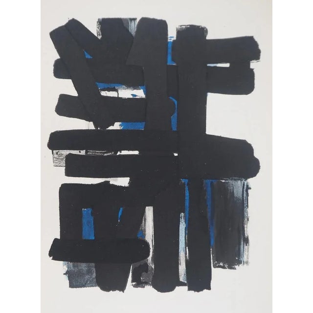 Pierre Soulages (1919) Gouache 11, 1957 Lithograph and stencil (Jacomet process) after a gouache by the artist Jacomet...