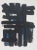 Pierre Soulages (1919) Gouache 11, 1957 Lithograph and stencil (Jacomet process) after a gouache by the artist Jacomet...