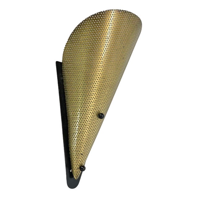 Hole Pattern Theatre Wall Light in the style of Mategot, France, 1950s For Sale