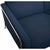 Blue 3303 Three-Seater Airport Sofa in Blue Fabric by Arne Jacobsen, 1980s For Sale - Image 8 of 18