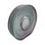 A substantial hand-blown studio art glass sculpture featuring a striking organic portal form in softly blended shades of...