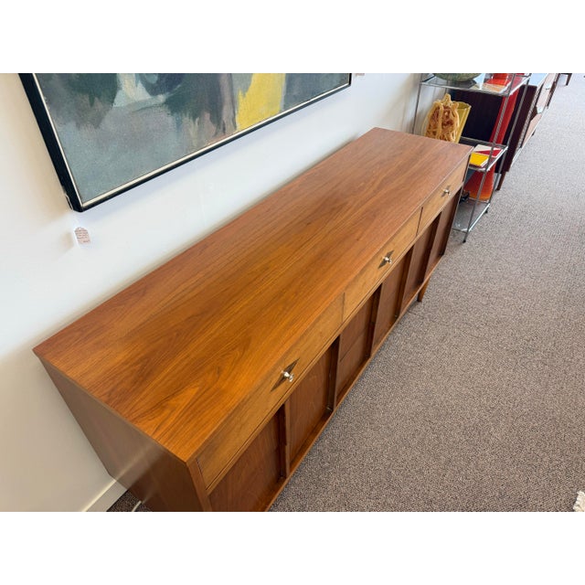 1960s Mid Century Modern Walnut Nine Drawer by Basic Witz For Sale - Image 5 of 12