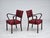 1950s, a pair of Danish armchairs. Original very good condition: no smells and no stains. Ash wood, furniture wool fabric,...