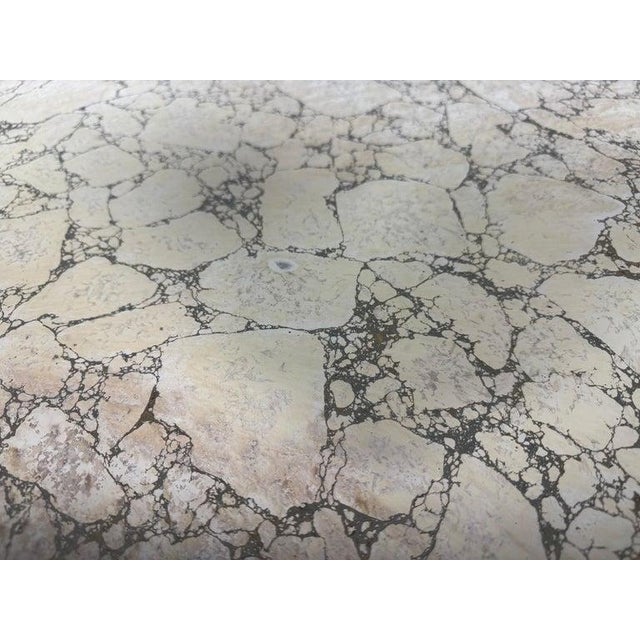 Early 20th Century Pair of Louis XV–Style Painted Chests With Antiqued Marbled-Foxed Mirror Tops For Sale - Image 15 of 17